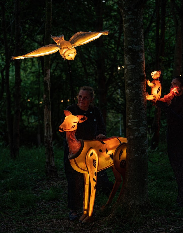 Woodland Animal Lanterns - A Bird in the Hand Theatre